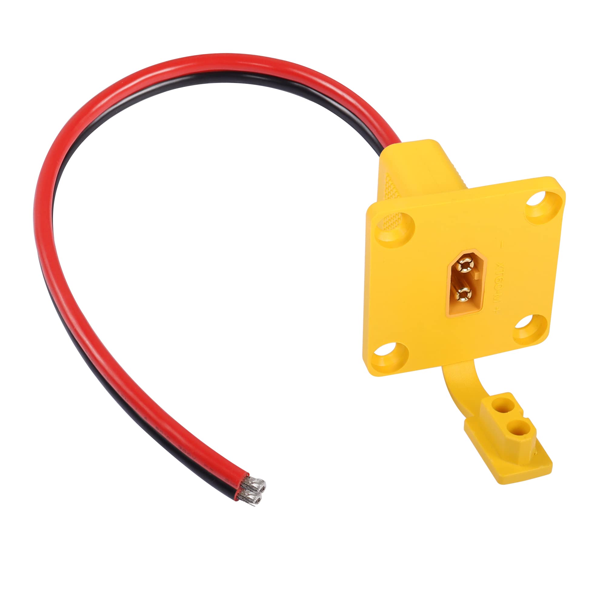 Amazon.com: RIIEYOCA XT60 Adapter with Mount Panel Cable 12AWG